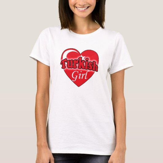 Turkse Meisje T-shirt (Voorkant)