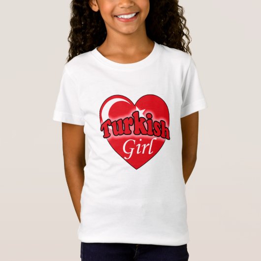 Turkse Meisje T-shirt (Voorkant)