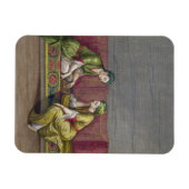 Turkse meisjes, die Mangala spelen, 18e eeuw (engr Magneet (Horizontaal)