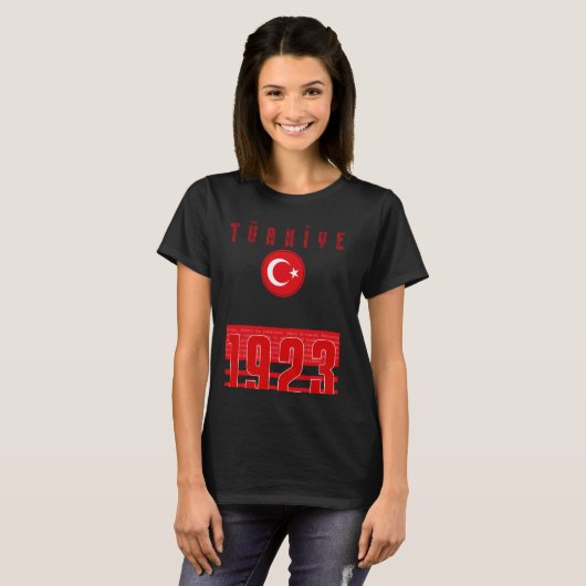 Turkse Milli Takim - 1923 (Istiklal) T-shirt (Voorkant volledig)