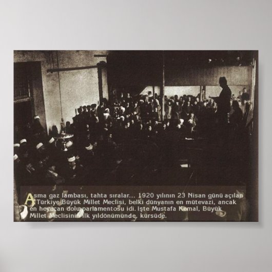 Turkse onafhankelijkheidsoorlog poster (Voorkant)