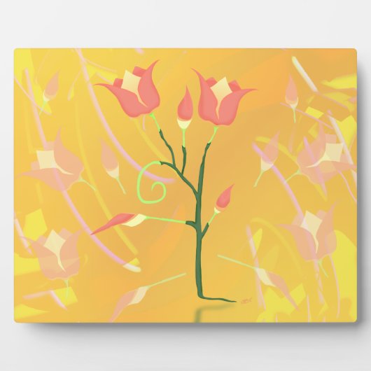 Turkse papaver fotoplaat (Voorkant)