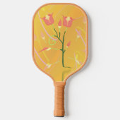 Turkse papaver pickleball paddle (Achterkant)