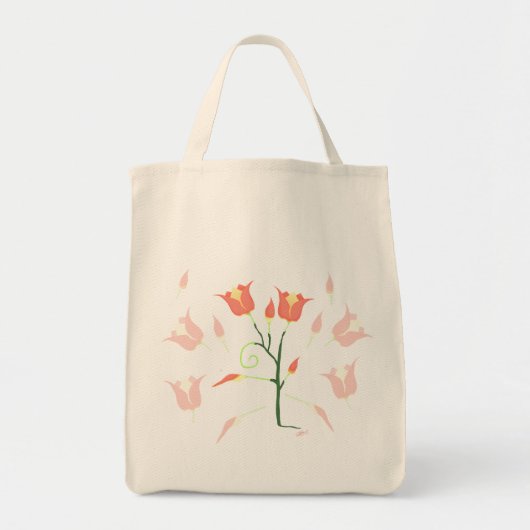 Turkse papaver tote bag (Voorkant)