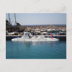 Turkse plezieronderzeeboot briefkaart