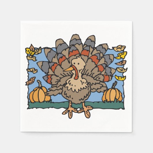 Turkse pompoenen servet (Voorkant)