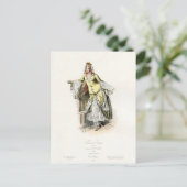 Turkse prinses - Mode 17e eeuw Briefkaart (Staand voorkant)