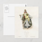 Turkse prinses - Mode 17e eeuw Briefkaart (Voorkant / Achterkant)