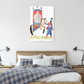 Turkse prinses op weg naar de moskee canvas afdruk (Insitu (Slaapkamer))