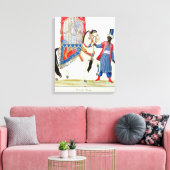 Turkse prinses op weg naar de moskee canvas afdruk (Insitu (Woonkamer))
