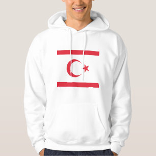 Turkse Republiek Noord-Cyprus Vlag Emblem Hoodie