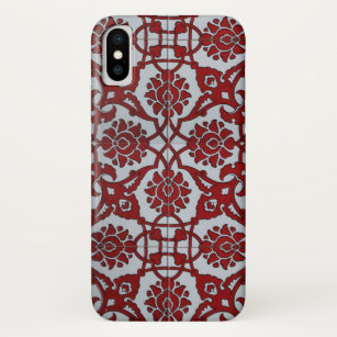 Turkse rode keramische flora Case-Mate iPhone case