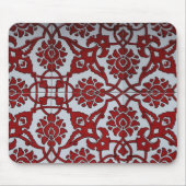 Turkse rode keramische flora muismat (Voorkant)