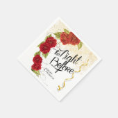 Turkse Rozen Bloemstuk De Nacht Voor Servetten (Hoek)