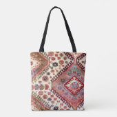  Turkse Rug-Canvas tas, gedrukt Tote Bag (Achterkant)