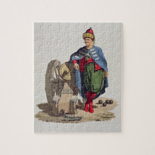Turkse soldaat uit 'Costumes of the Dious Nat' Legpuzzel (Verticaal)