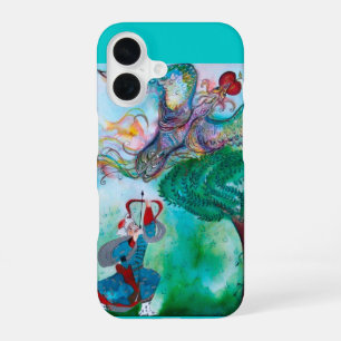 TURKSE SPROOKJE / FENIX EN BOOGSCHUTTER Tealgroen iPhone 16 Hoesje