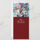 TURKSE SPROOKJE ,helder rood blauw wit Kaart (Achterkant)