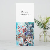 TURKSE SPROOKJE ,helder rood blauw wit Kaart (Staand voorkant)