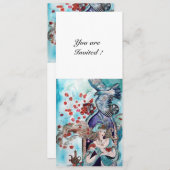 TURKSE SPROOKJE ,helder rood blauw wit Kaart (Voorkant / Achterkant)