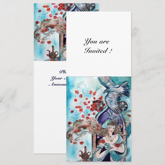 TURKSE SPROOKJE ,helder rood blauw wit Kaart (Voorkant / Achterkant)