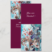 TURKSE SPROOKJE ,helder rood blauw wit paars Kaart (Voorkant / Achterkant)