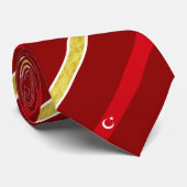 Turkse strepen stropdas (Opgerold)