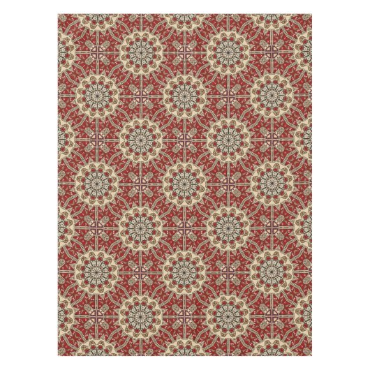 Turkse tapijtkaleidoscoop tafelkleed (Voorkant)