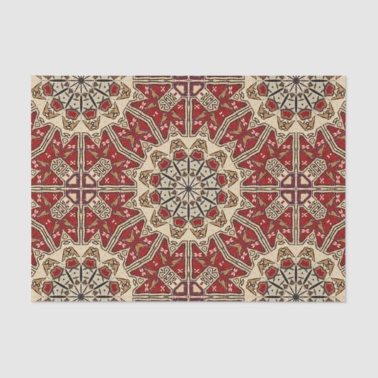 Turkse tapijtkaleidoscoop tissuepapier (Voorkant)