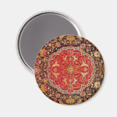 Turkse tapijtronde Magnet (Voorkant / Achterkant)