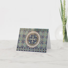 Turkse tegel bedankkaart