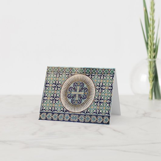 Turkse tegel bedankkaart (Voorkant)