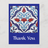 turkse tegel dank u Briefkaart (Voorkant)
