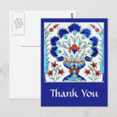 turkse tegel dank u Briefkaart (Voorkant / Achterkant)