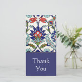 Turkse tegel - Hartelijk dank Bedankkaart (Staand voorkant)