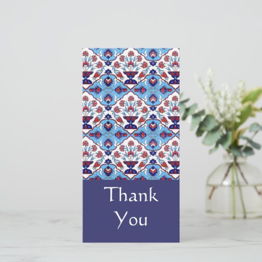 Turkse tegel - Hartelijk dank Bedankkaart