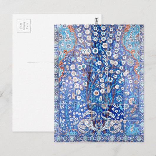  turkse tegels briefkaart (Voorkant / Achterkant)