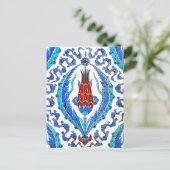  turkse tegels briefkaart (Staand voorkant)