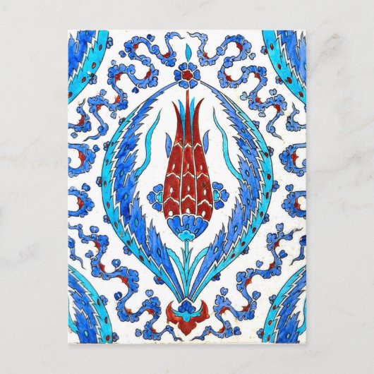  turkse tegels briefkaart (Voorkant)