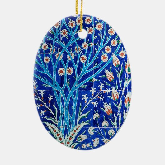 turkse tegels keramisch ornament (Achterkant)