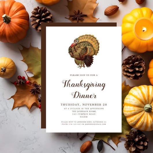 -Turkse Thanksgiving Kaart