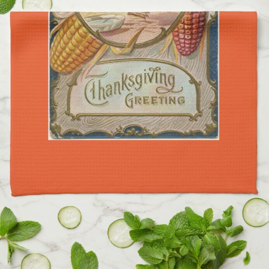  Turkse Thanksgiving Theedoek (Gevouwen)