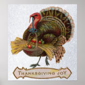  turkse Thanksgiving vreugde poster (Voorkant)