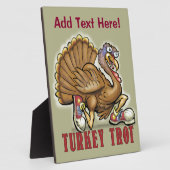 Turkse trot fotoplaat (Zijkant)