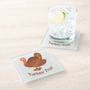 Turkse trot glazen onderzetter