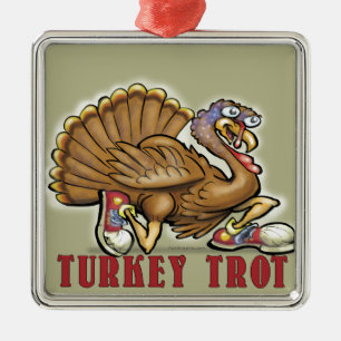 Turkse trot metalen ornament