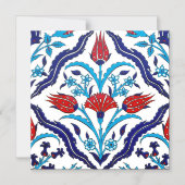 Turkse tulp magnetische uitnodiging (Voorkant)
