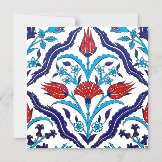 Turkse tulp magnetische uitnodiging (Voorkant)