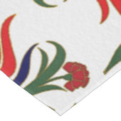 Turkse tulp - Ottomaanse tegel Tafelkleed (Gekanteld)