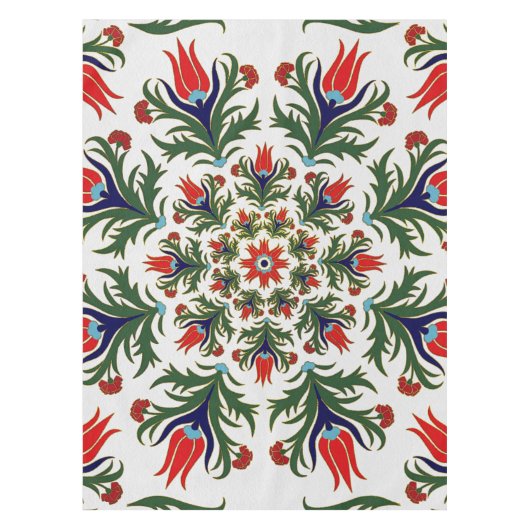Turkse tulp - Ottomaanse tegel Tafelkleed (Voorkant)